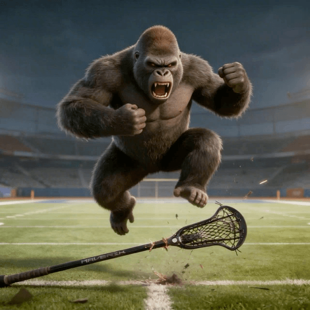 Gorilla Plays Lacrosse thumbnail